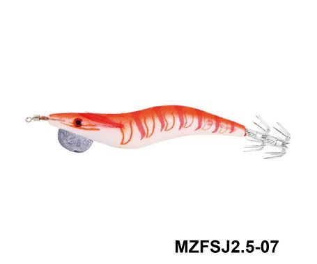 AQUA MARINE - Cloth Squid Jig Lure with Glow (2.5)